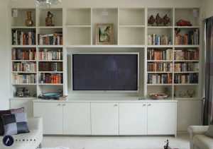 Bookshelf tv wall unit